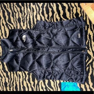 Black North Face Puffer Vest, Size M
